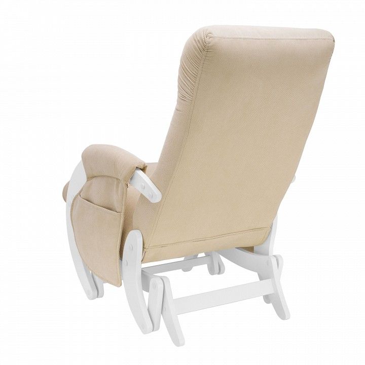 кресло для кормления milli smile с карманами молочный дуб, ткань verona vanilla