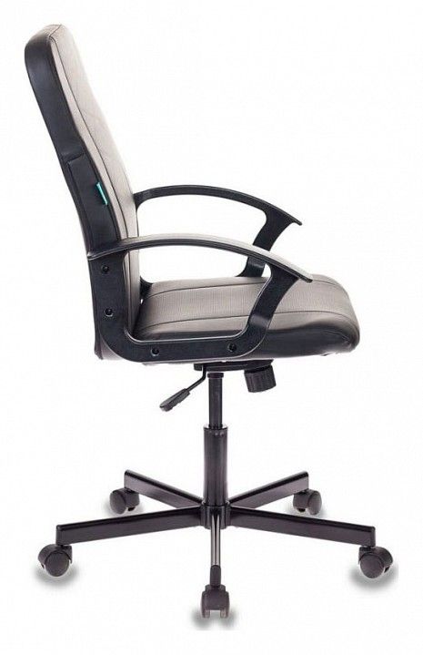 кресло бюрократ ch-551/black черный искусственная кожа крестовина металл