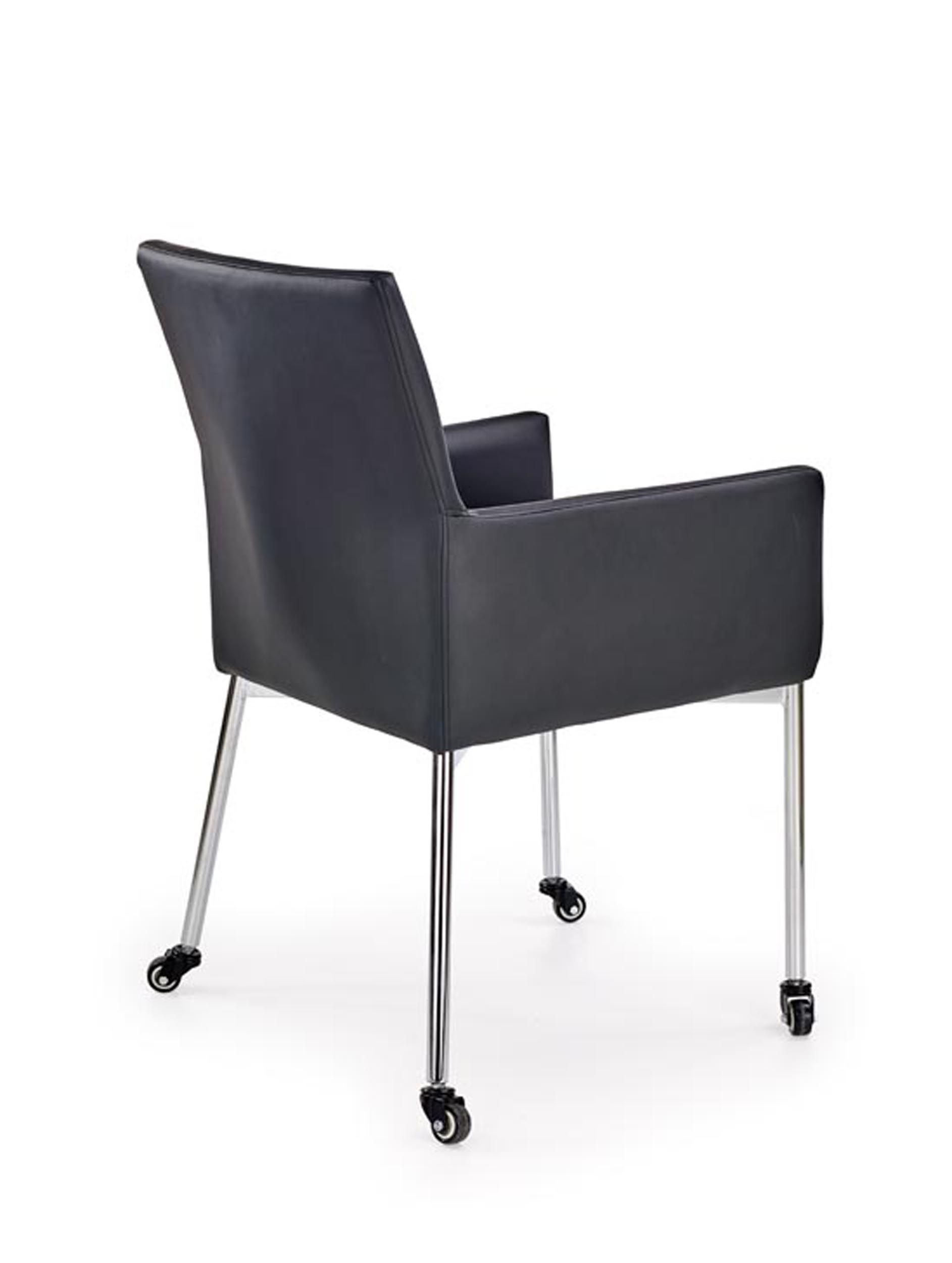 k256 krzeslo na kolkach czarne (2p=2szt)
