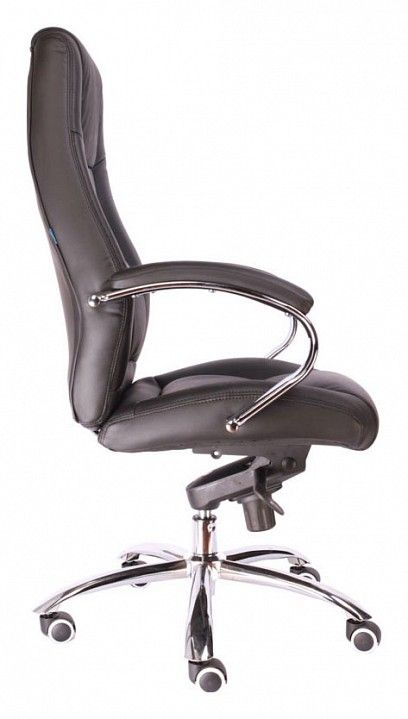 кресло everprof kron m кожа черный (ec-366 leather black)