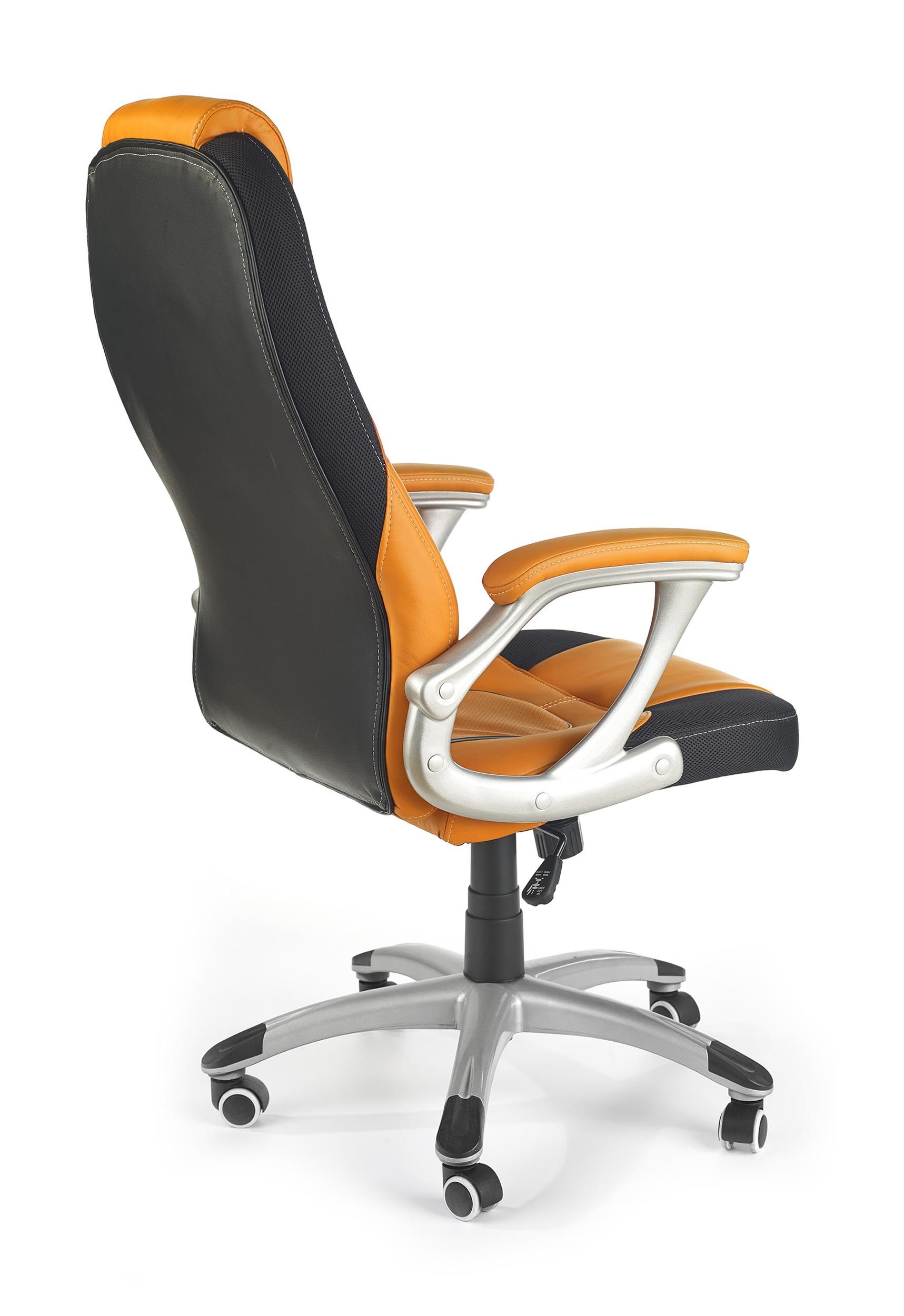 viper fotel gabinetowy pomaranczowo-czarny