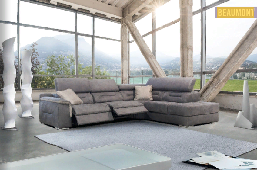 beaumont, диван с функцией relax (c3e2 + аккумулятор), ткань sahara-23