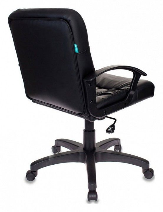 кресло бюрократ kb-7/black черный искусственная кожа