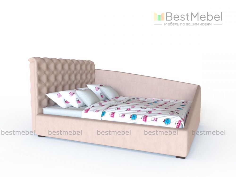 кровать угловая лилит 9 с подъемным механизмом bms
