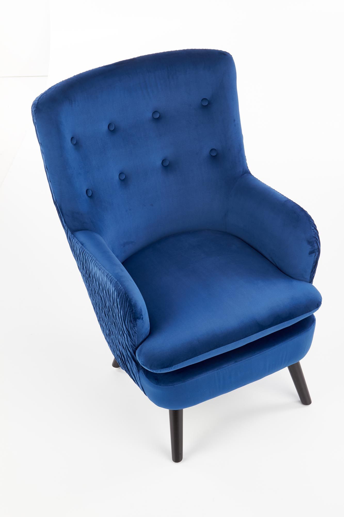 кресло halmar ravel, темно-синий