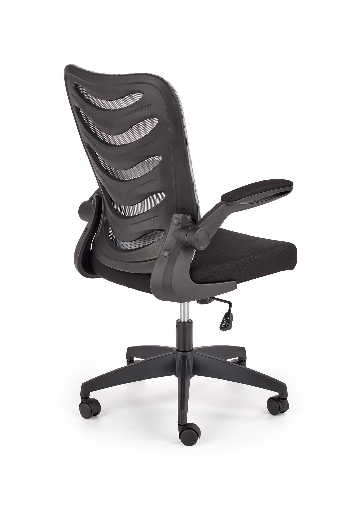 компьютерное кресло halmar lovren, черный - серый