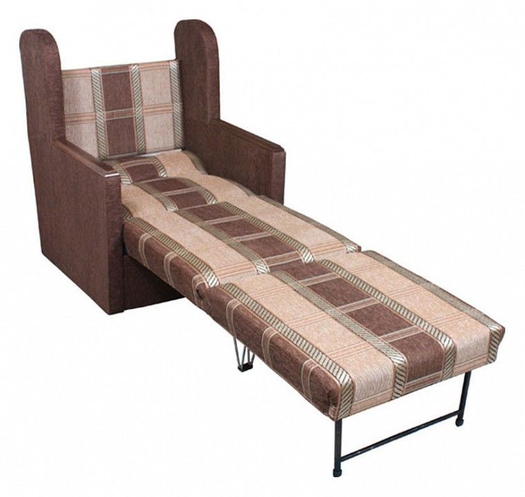 кресло кровать шарм-дизайн классика д шенилл коричневый