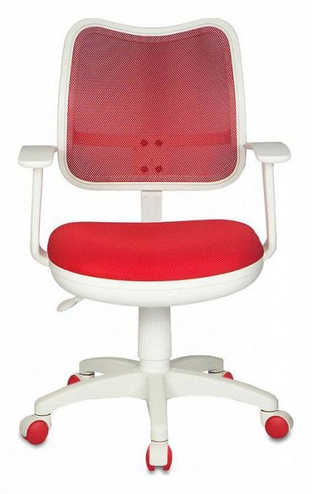 кресло бюрократ ch-w797/r/tw-97n спинка сетка красный сиденье красный tw-97n (пластик белый) (847178)