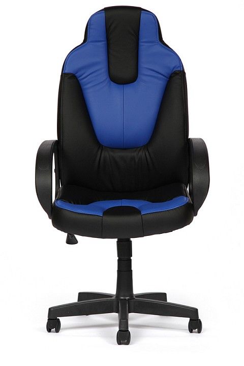 компьютерное кресло neo1, черный синий, id -