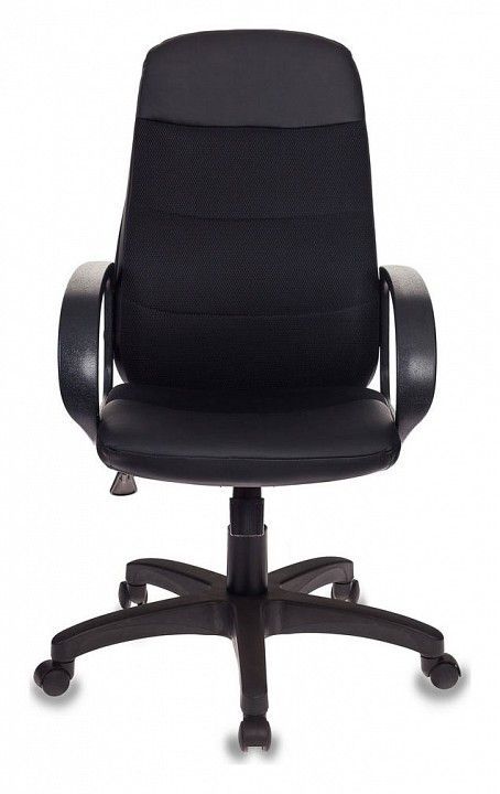 кресло руководителя бюрократ ch-808axsn/lbl+tw-11 черный искусст.кожа/сетка
