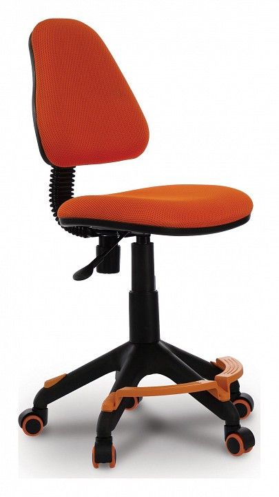 кресло детское бюрократ kd-4-f/tw-96-1 оранжевый tw-96-1