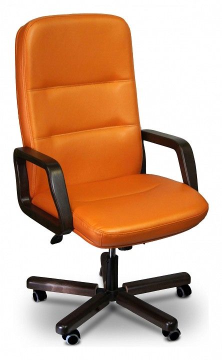 кресло компьютерное пилот кв-09-120022_0455 оранжевый