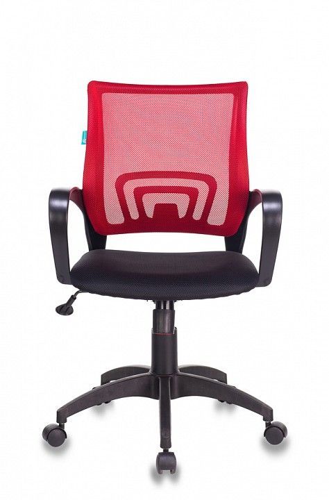 кресло бюрократ ch-695n/r/tw-11 спинка сетка красный tw-35n сиденье черный tw-11