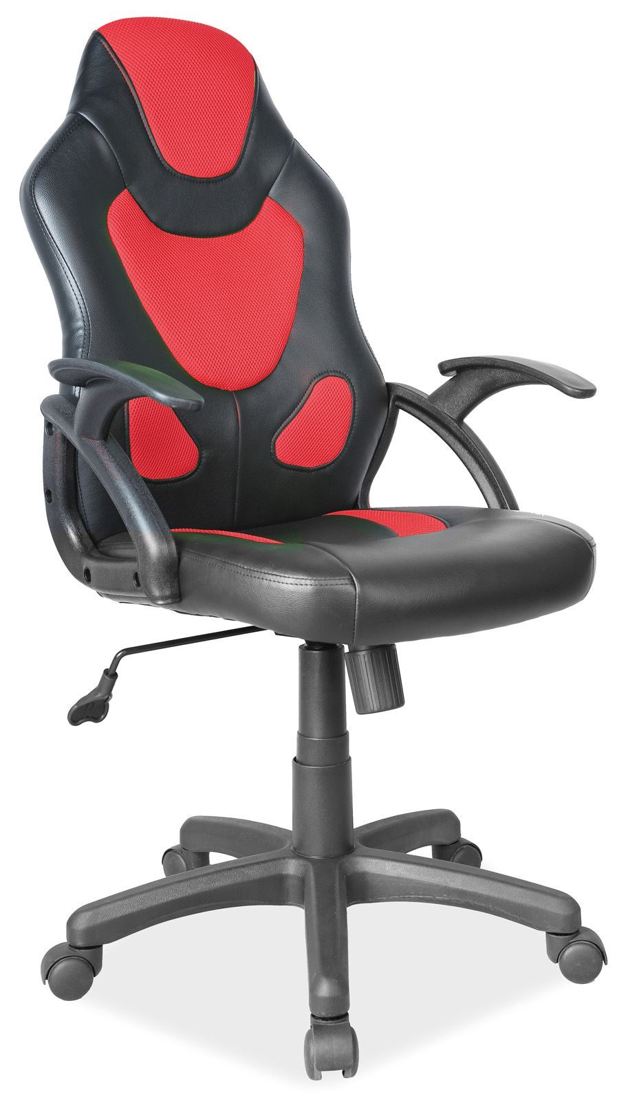 компьютерное кресло signal q-100, черный - красный