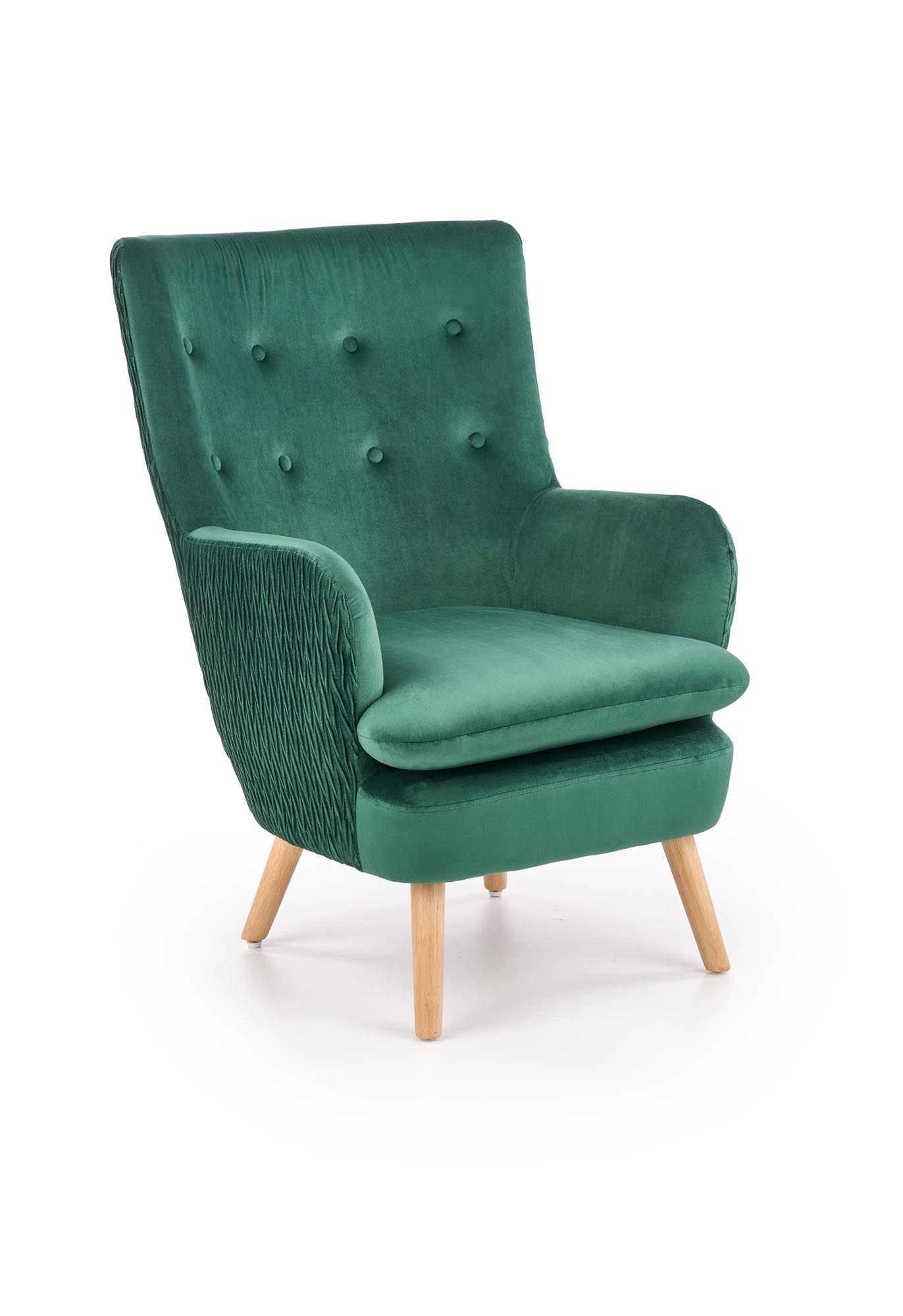 кресло halmar ravel, темно-зеленый