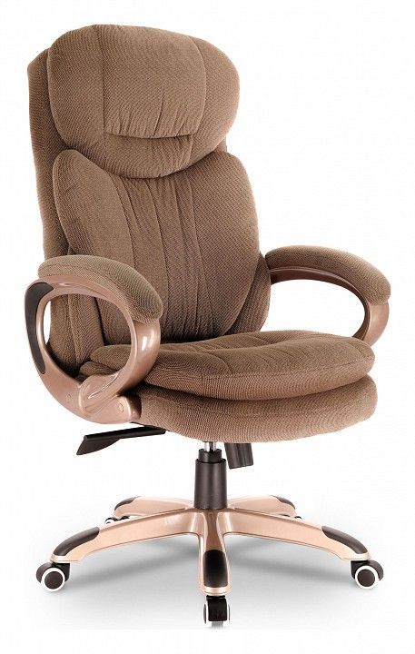 кресло everprof boss т ткань коричневый (eр-098 fabric brown)