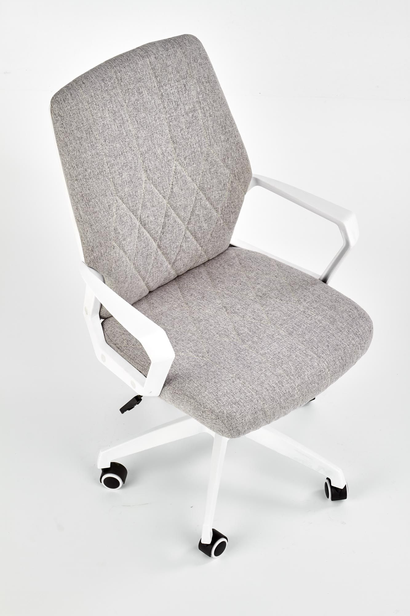 компьютерное кресло halmar spin 2, светло-серый