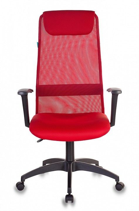 кресло руководителя бюрократ kb-8n/r/tw-97n красный tw-35n tw-97n сетка/ткань