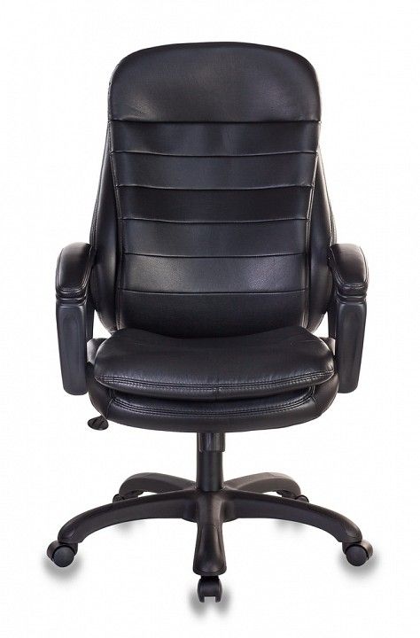 кресло руководителя бюрократ t-9950lt/black сиденье черный искусственная кожа