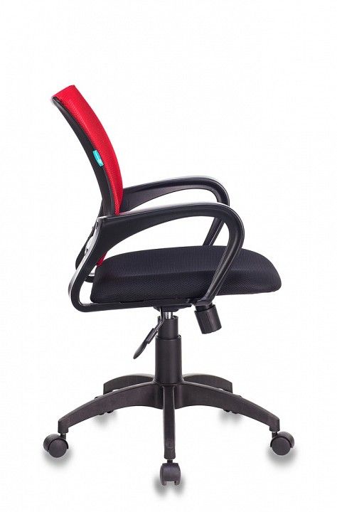 кресло бюрократ ch-695n/r/tw-11 спинка сетка красный tw-35n сиденье черный tw-11