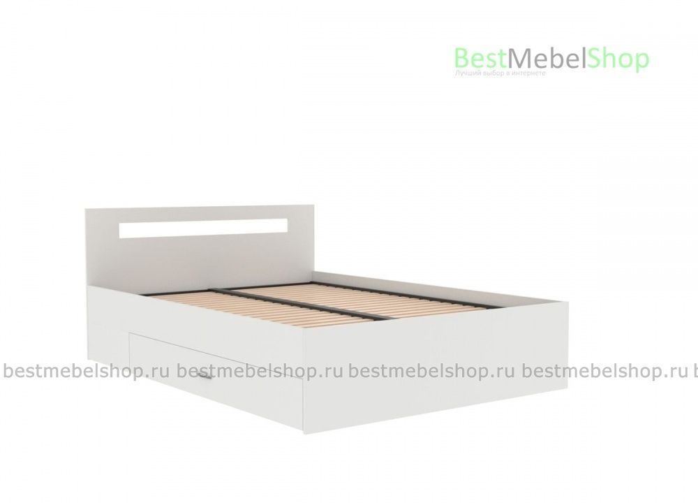 кровать с ящиком норд 3 bms
