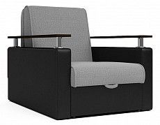 Кресло кровать Шарм-Дизайн Шарм черный серый
