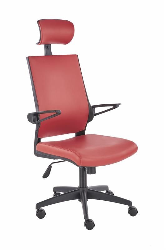 кресло компьютерное halmar ducat (экокожа - красный)
