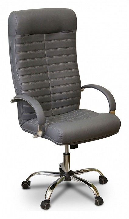 кресло компьютерное орион кв-07-130112_0422 серый