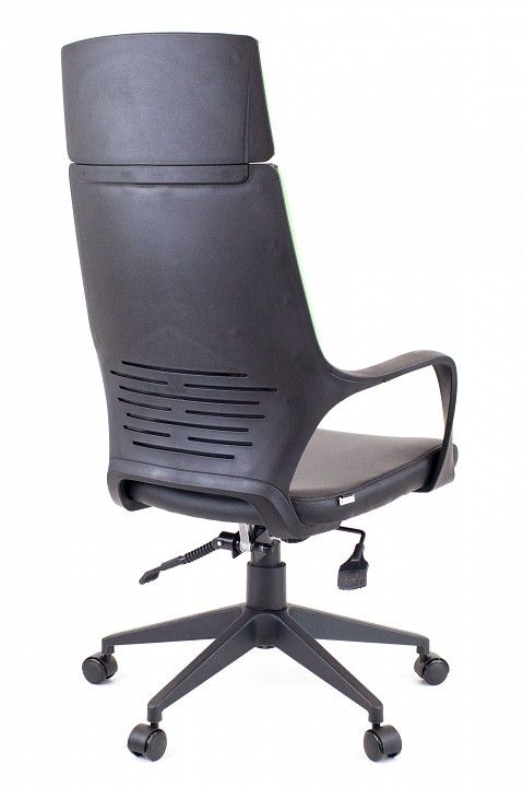 кресло everprof trio black tм экокожа черный/зеленый