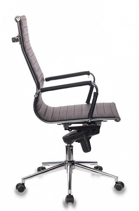 кресло руководителя бюрократ ch-883mb/black черный искусственная кожа крестовина хром (поставляется по 2 шт)